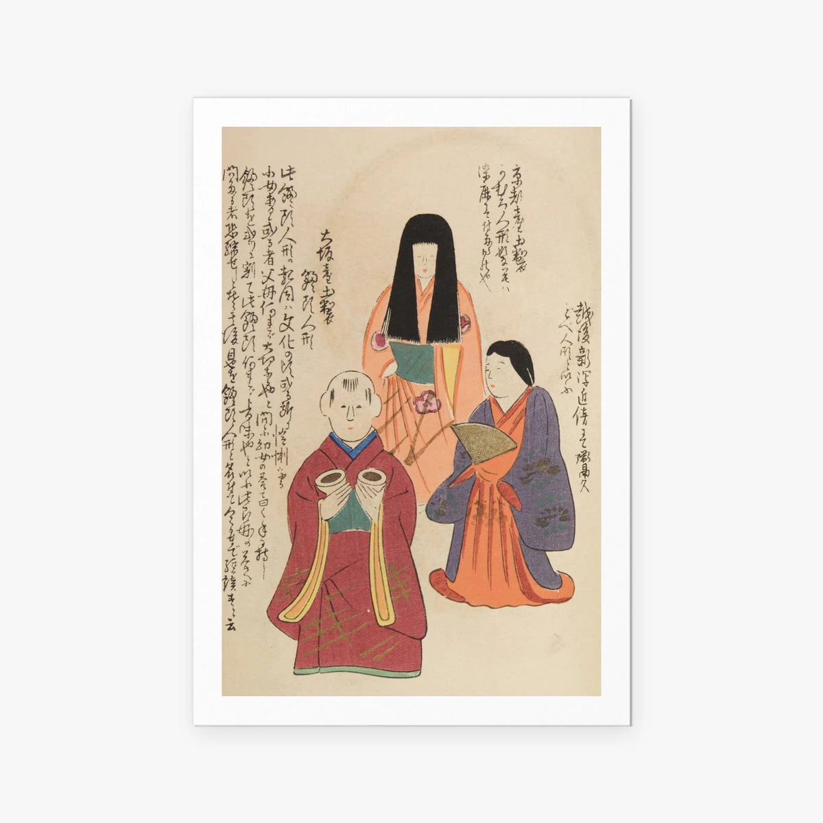 Amici d'Infanzia, Tav. 85 - Shimizu Seifū, opera di Shimizu Seifū (Ukiyo-e), stampa artistica su carta, 80x115cm