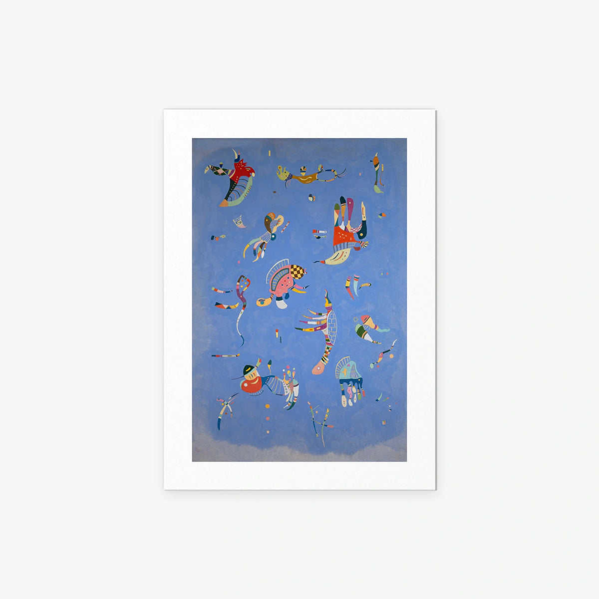 Azzurro Cielo - Wassily Kandinsky, opera di Wassily Kandinsky (Astrattismo), stampa artistica su carta, 50x70cm