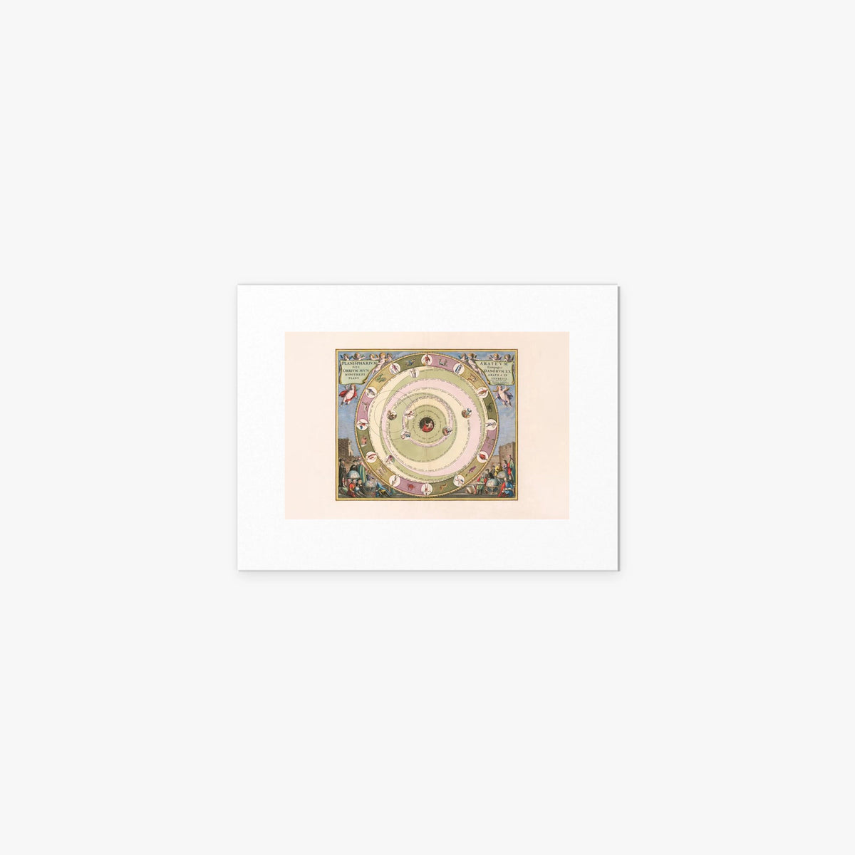 Carta Celeste di Arato - Andreas Cellarius, opera di Andreas Cellarius (Cartografia), stampa artistica su carta, 40x30cm