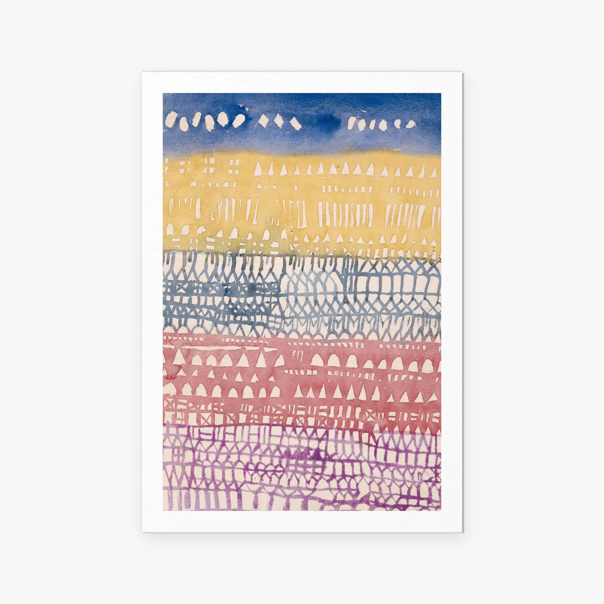 Città Vecchia - Paul Klee, opera di Paul Klee (Avanguardie), stampa artistica su carta, 80x115cm
