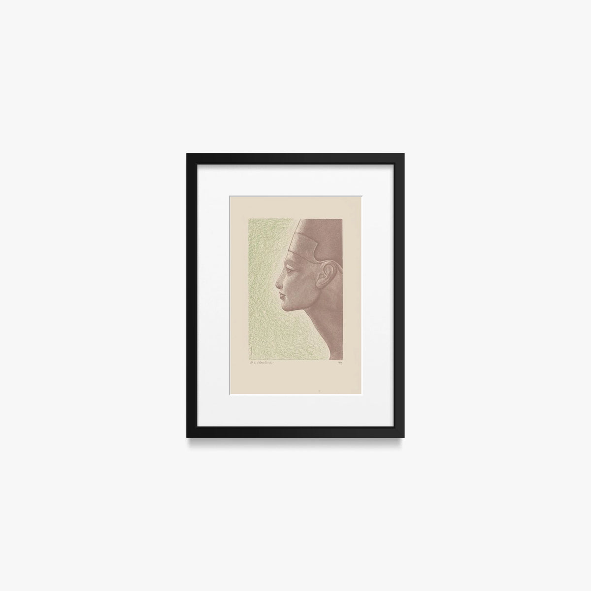 Copertina di 'Cleopatra' - Stanisław Ostoja-Chrostowski, opera di Stanisław Ostoja-Chrostowski (Art Déco), stampa con passepartout e cornice nera, 30x40cm
