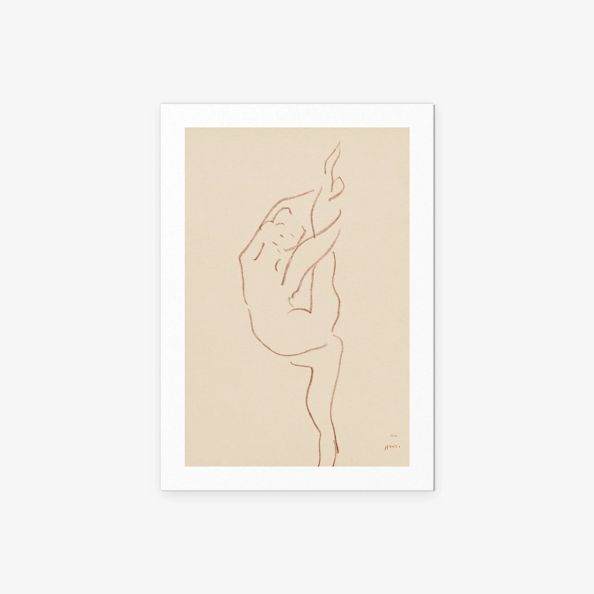 Danzatrici Acrobate, Tav. 9 - Henri Matisse, opera di Henri Matisse (Art Déco), stampa artistica su carta, 60x85cm