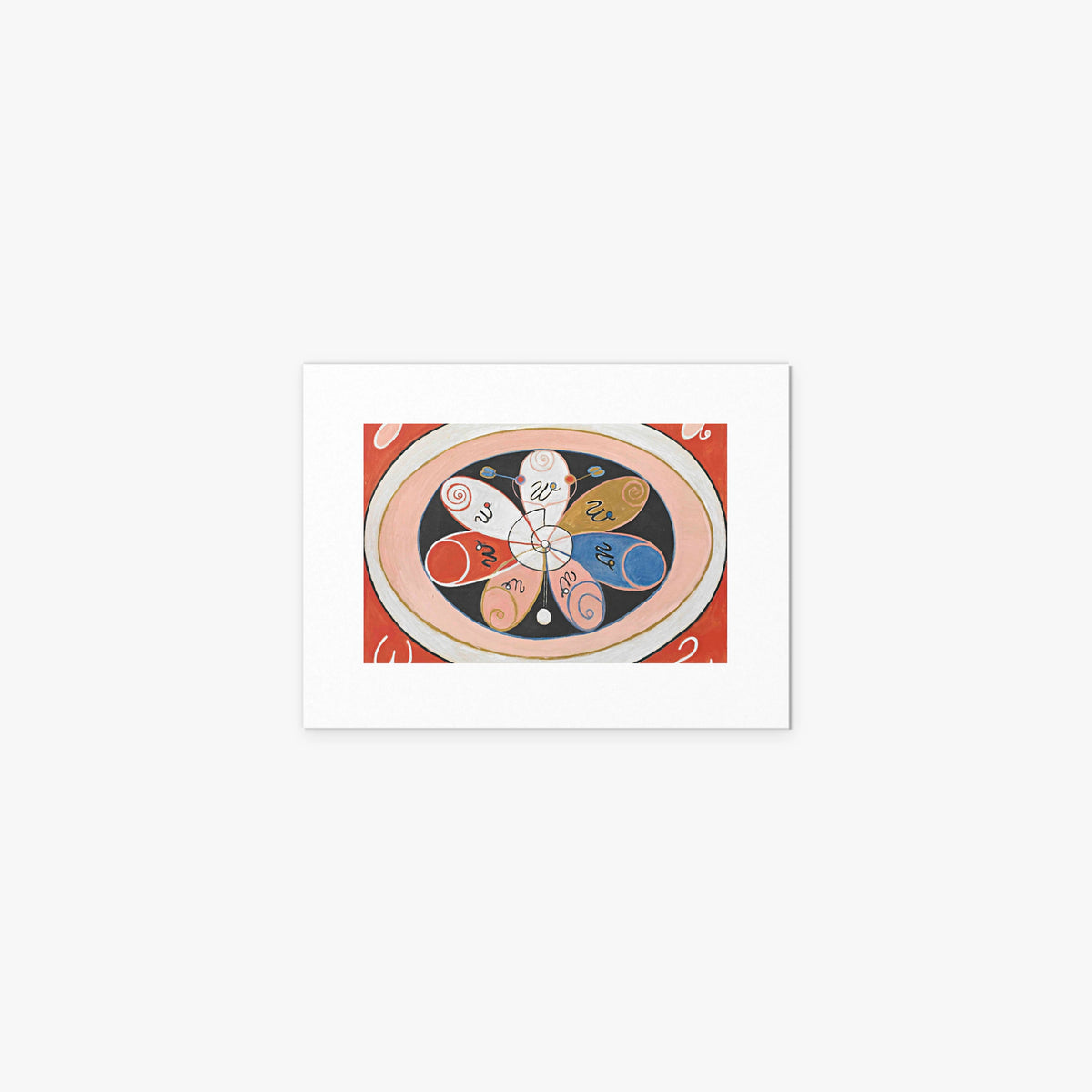 Evoluzione, n. 15, Gruppo VI - Hilma af Klint, opera di Hilma af Klint (Astrattismo), stampa artistica su carta, 40x30cm