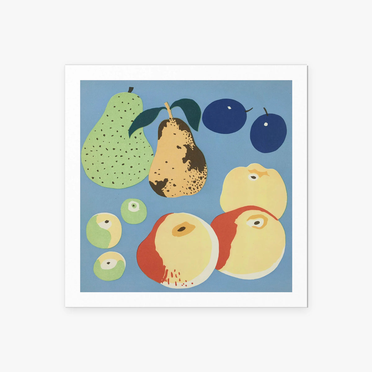 Frutti, Tav. 5 - Elena Pavlovna Gertik, opera di Elena Pavlovna Gertik (Illustrazione), stampa artistica su carta, 60x60cm