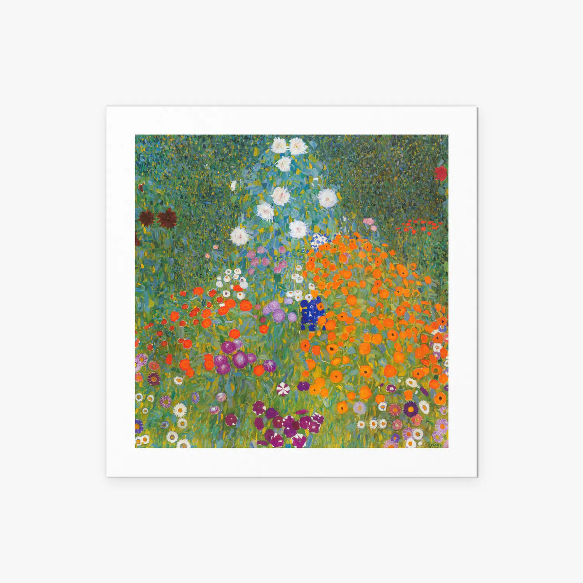 Giardino di Campagna - Gustav Klimt, opera di Gustav Klimt (Secessione Viennese), stampa artistica su carta, 50x50cm