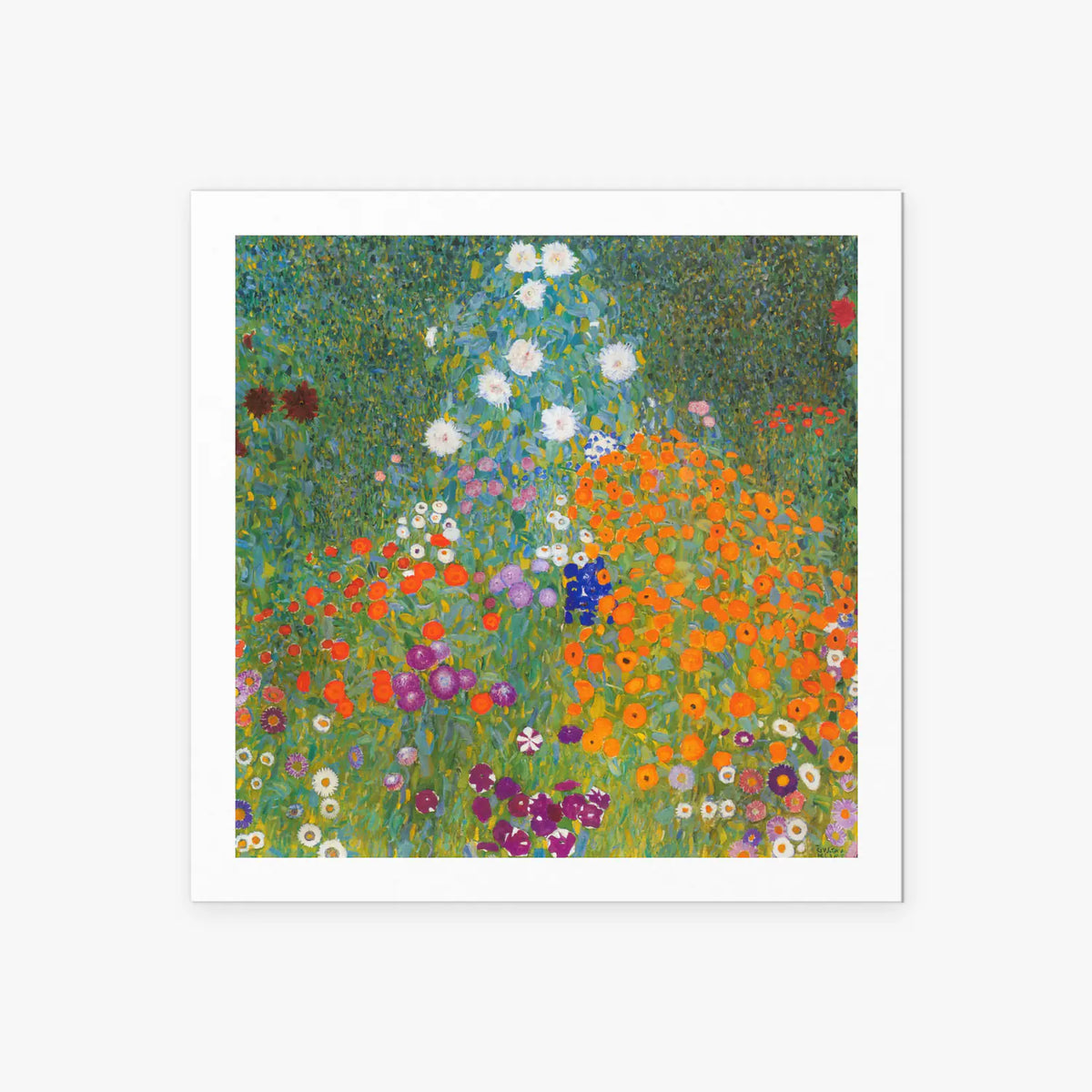 Giardino di Campagna - Gustav Klimt, opera di Gustav Klimt (Secessione Viennese), stampa artistica su carta, 60x60cm