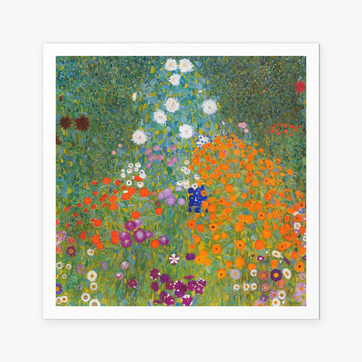 Giardino di Campagna - Gustav Klimt, opera di Gustav Klimt (Secessione Viennese), stampa artistica su carta, 80x80cm
