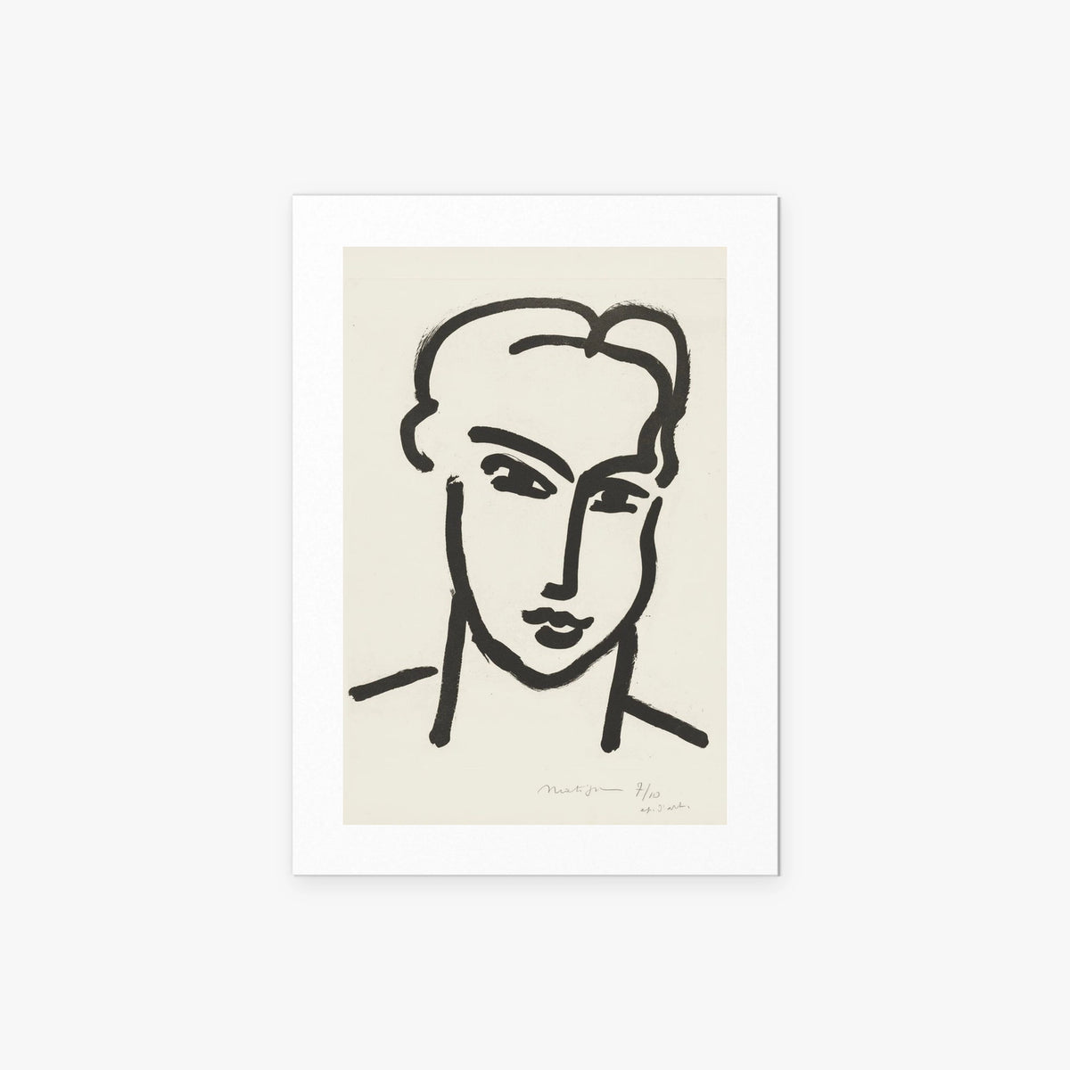 Grande Testa di Katia - Henri Matisse, opera di Henri Matisse (Art Déco), stampa artistica su carta, 50x70cm