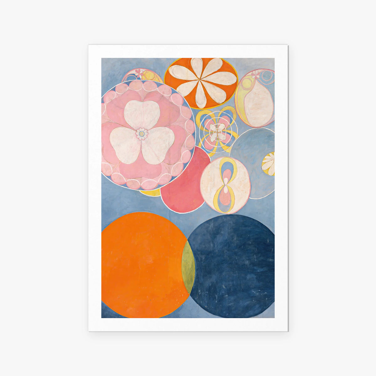 I Dieci Più Grandi, n. 2, Infanzia - Hilma af Klint, opera di Hilma af Klint (Astrattismo), stampa artistica su carta, 80x115cm