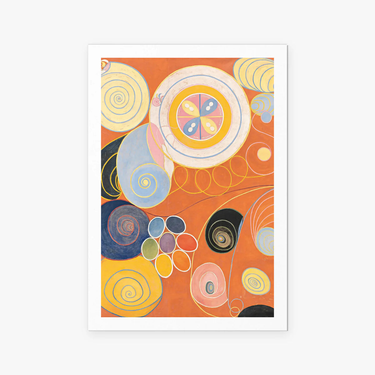 I Dieci Più Grandi, n. 3, Giovinezza - Hilma af Klint, opera di Hilma af Klint (Astrattismo), stampa artistica su carta, 80x115cm