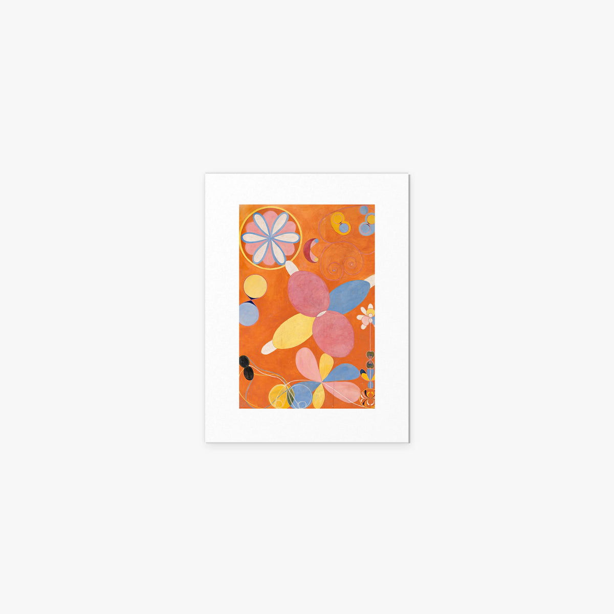 I Dieci Più Grandi, n. 4, Giovinezza - Hilma af Klint, opera di Hilma af Klint (Astrattismo), stampa artistica su carta, 30x40cm