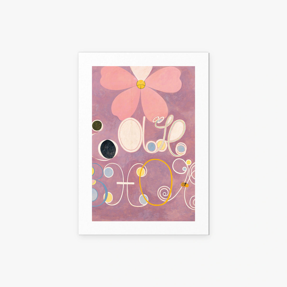 I Dieci Più Grandi, n. 5, Età Adulta - Hilma af Klint, opera di Hilma af Klint (Astrattismo), stampa artistica su carta, 50x70cm