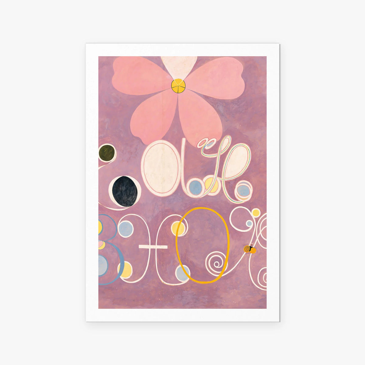 I Dieci Più Grandi, n. 5, Età Adulta - Hilma af Klint, opera di Hilma af Klint (Astrattismo), stampa artistica su carta, 80x115cm