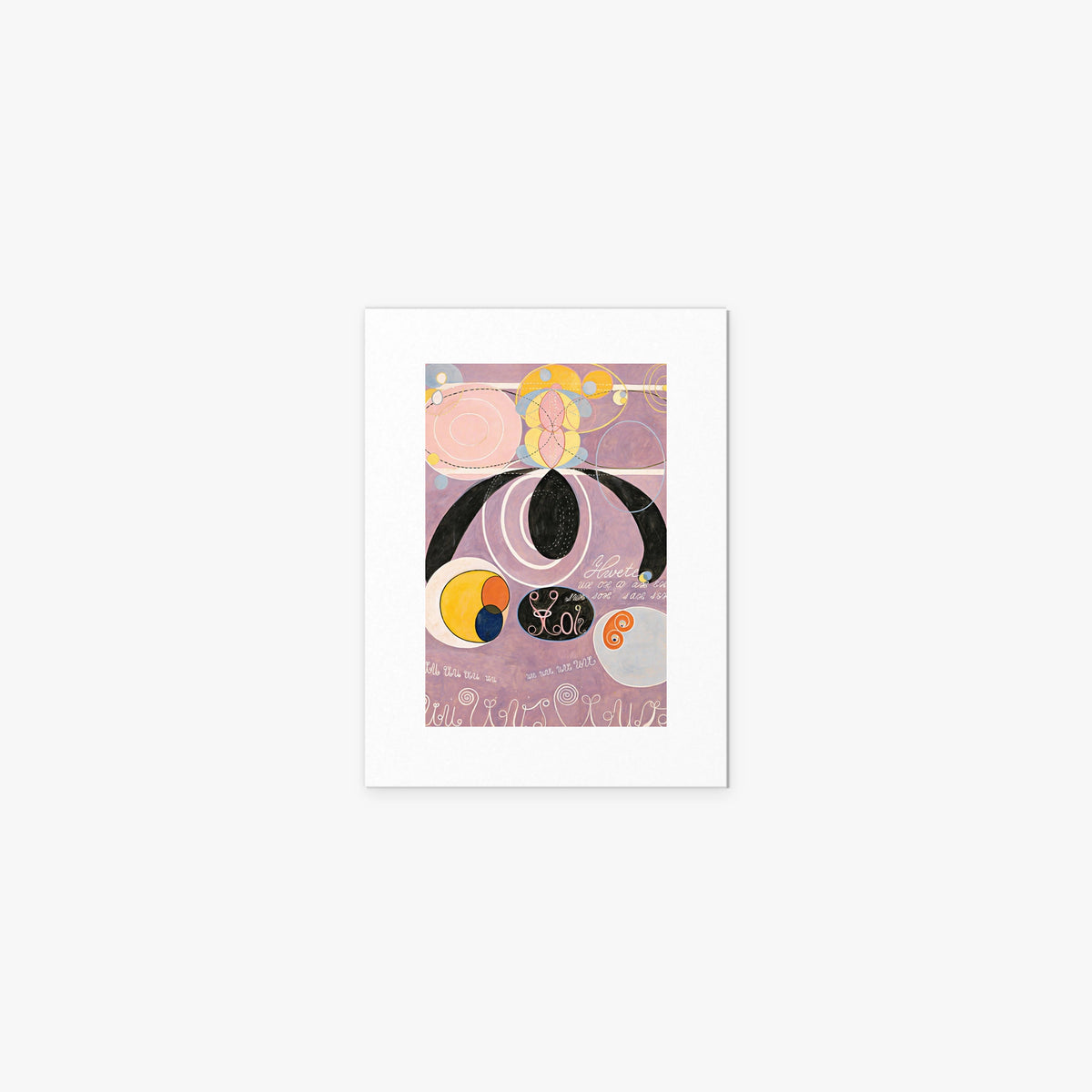 I Dieci Più Grandi, n. 6, Età Adulta - Hilma af Klint, opera di Hilma af Klint (Astrattismo), stampa artistica su carta, 30x40cm