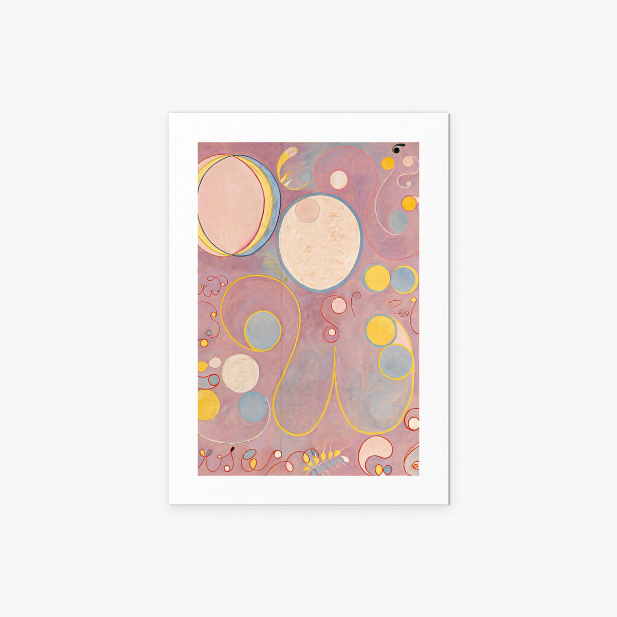 I Dieci Più Grandi, n. 8, Età Adulta - Hilma af Klint, opera di Hilma af Klint (Astrattismo), stampa artistica su carta, 50x70cm