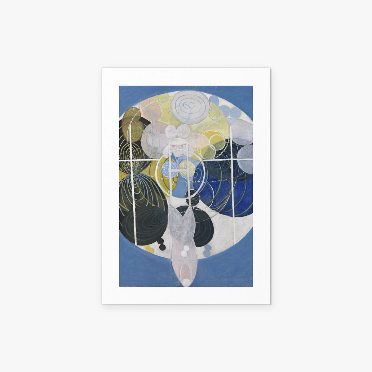I Grandi Dipinti di Figure, n. 5 - Hilma af Klint, opera di Hilma af Klint (Astrattismo), stampa artistica su carta, 50x70cm