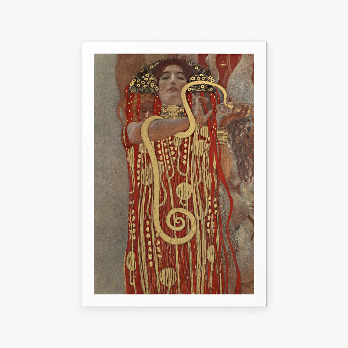 Igea - Gustav Klimt, opera di Gustav Klimt (Secessione Viennese), stampa artistica su carta, 80x115cm