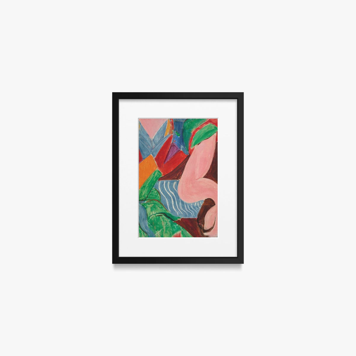Il Braccio - Henri Matisse, opera di Henri Matisse (Art Déco), stampa con passepartout e cornice nera, 30x40cm