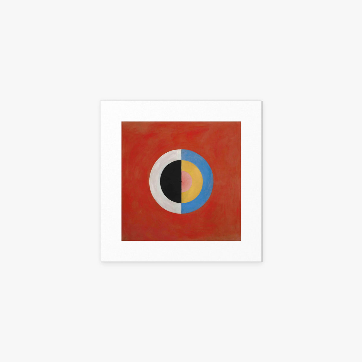 Il Cigno, n. 17 - Hilma af Klint, opera di Hilma af Klint (Astrattismo), stampa artistica su carta, 40x40cm