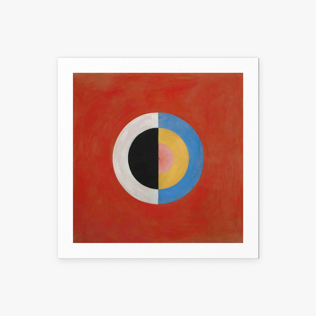 Il Cigno, n. 17 - Hilma af Klint, opera di Hilma af Klint (Astrattismo), stampa artistica su carta, 50x50cm