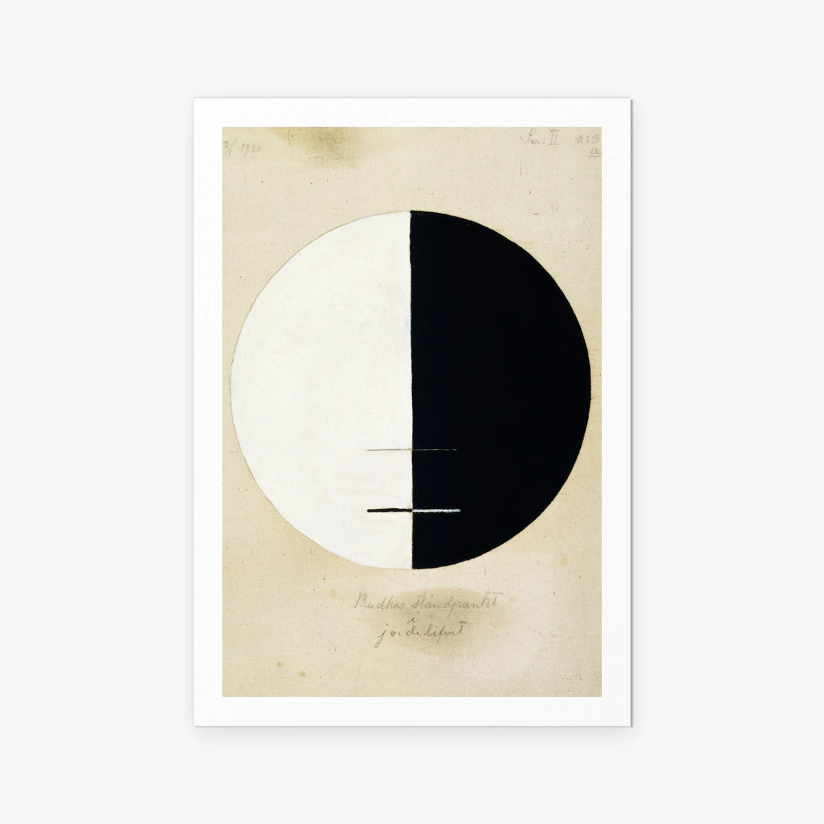 Il Punto di Vista del Buddha, n. 3 - Hilma af Klint, opera di Hilma af Klint (Astrattismo), stampa artistica su carta, 80x115cm