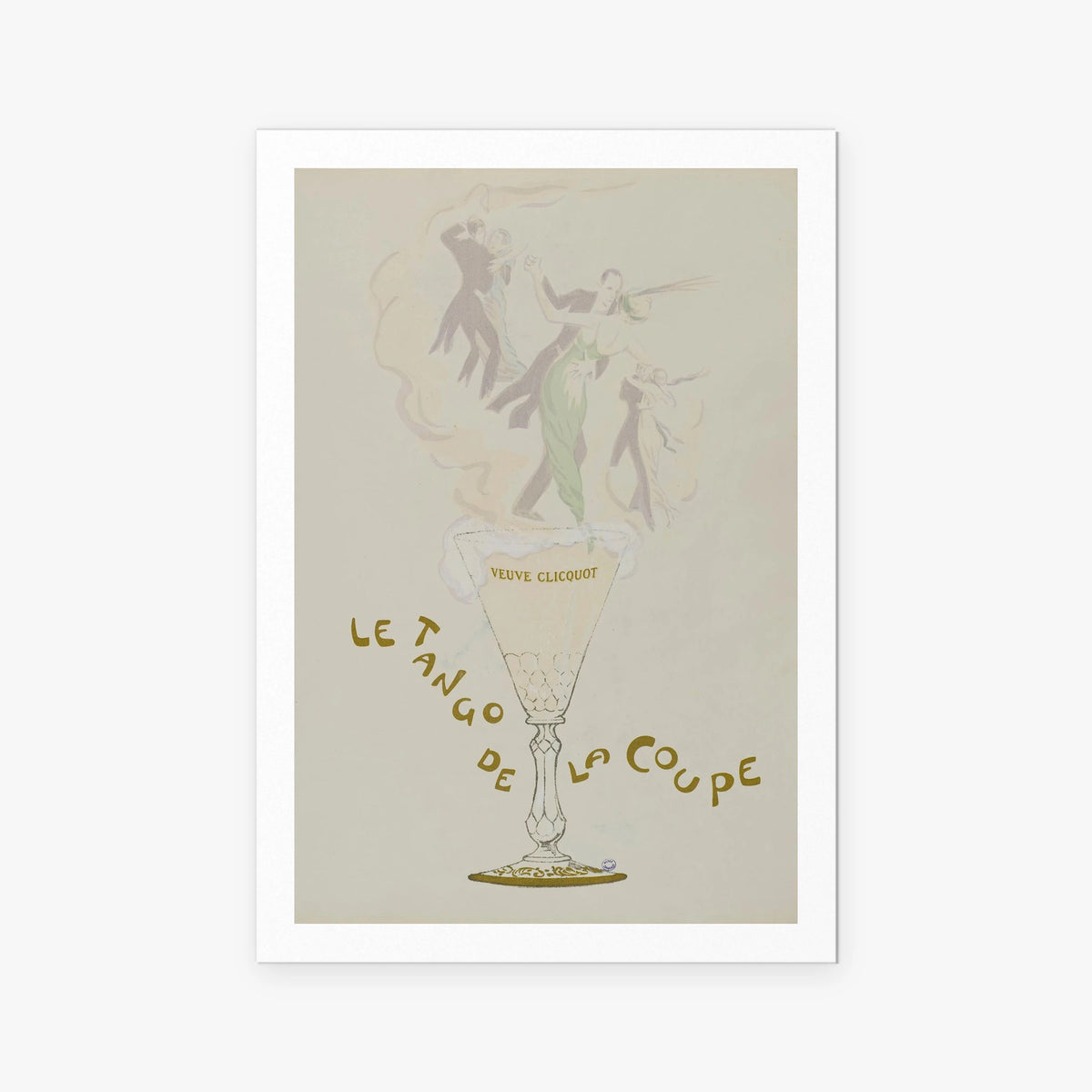 Il Tango della Coppa - Sem, opera di Sem (Georges Goursat) (Illustrazione), stampa artistica su carta, 80x115cm