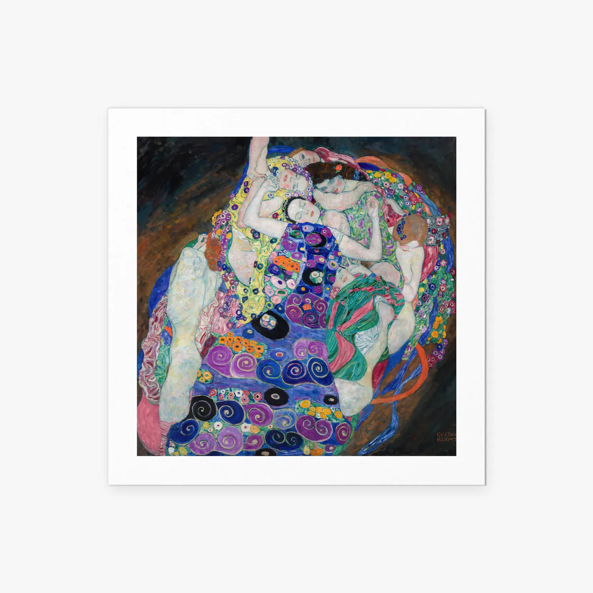La Vergine - Gustav Klimt, opera di Gustav Klimt (Secessione Viennese), stampa artistica su carta, 50x50cm