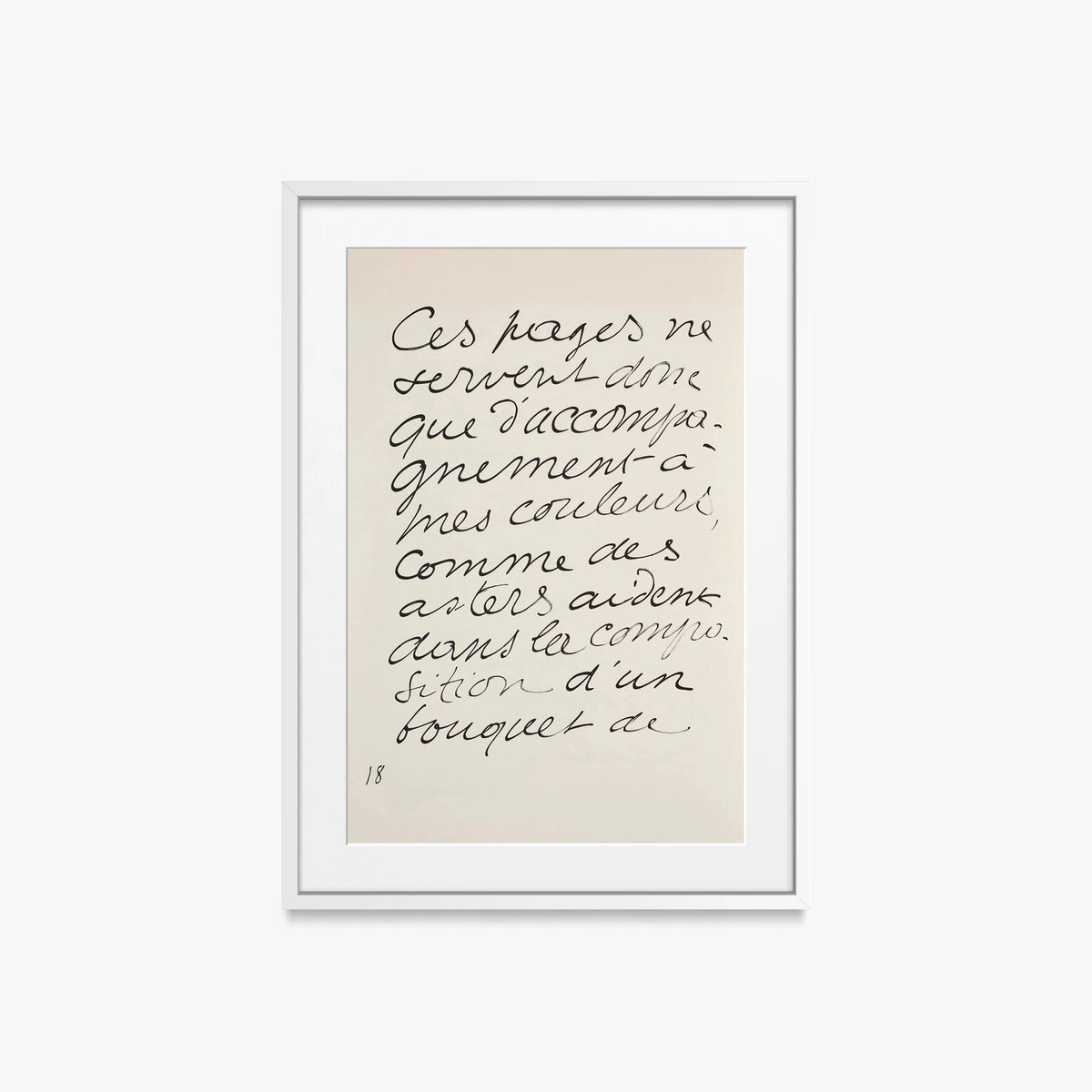 Monsieur Loyal - Henri Matisse, opera di Henri Matisse (Art Déco), stampa con passepartout e cornice bianca, 50x70cm