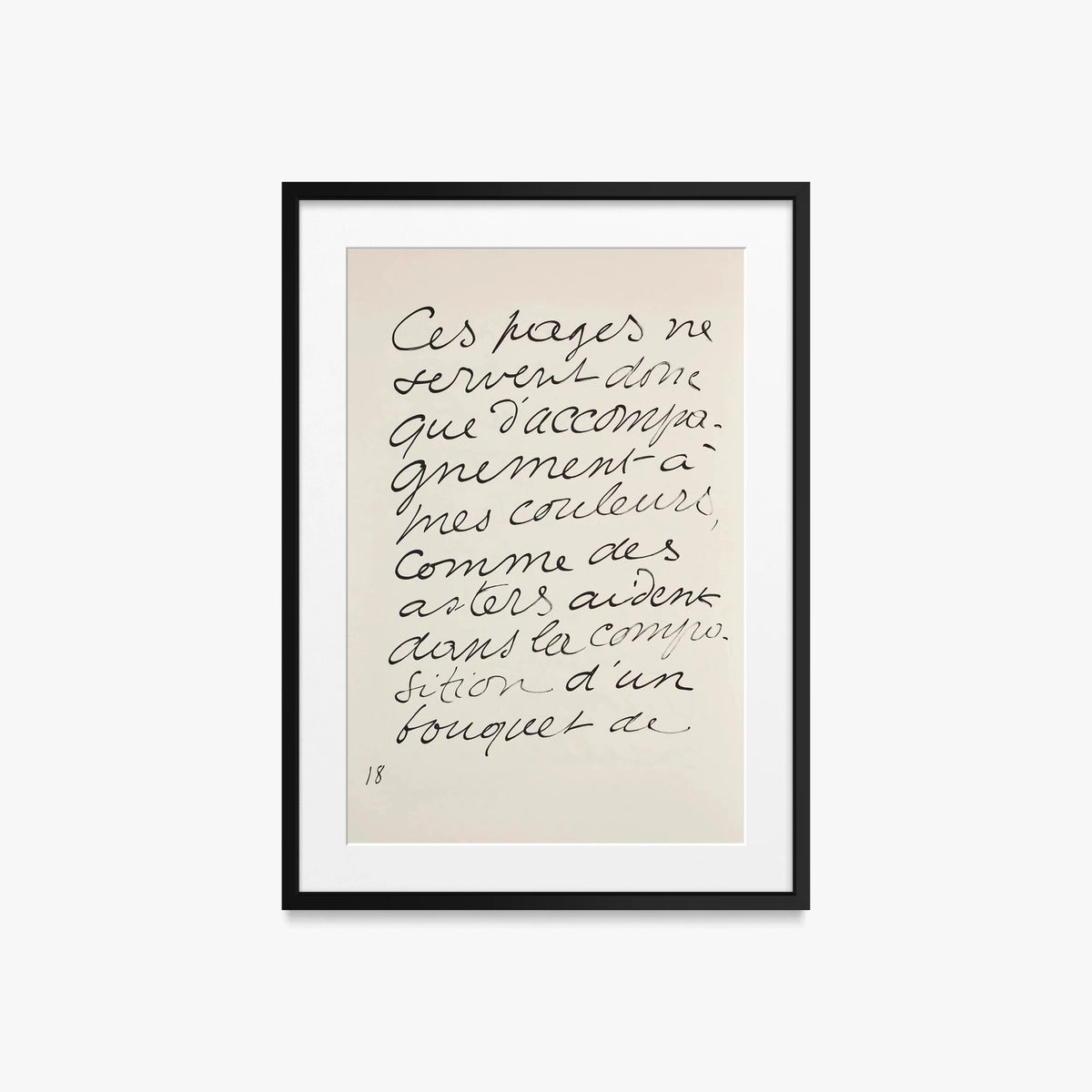 Monsieur Loyal - Henri Matisse, opera di Henri Matisse (Art Déco), stampa con passepartout e cornice nera, 50x70cm