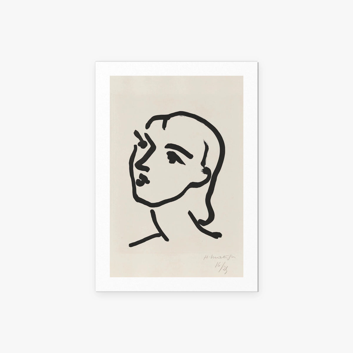 Nadia dai Capelli Lisci - Henri Matisse, opera di Henri Matisse (Art Déco), stampa artistica su carta, 60x85cm