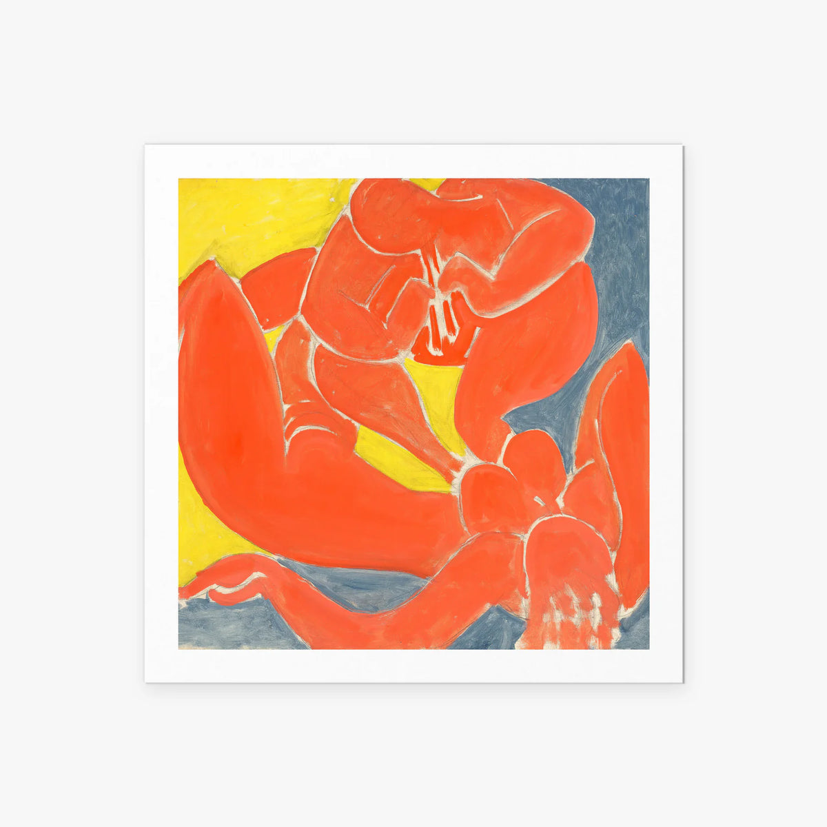 Ninfa e Fauno Rosso - Henri Matisse, opera di Henri Matisse (Art Déco), stampa artistica su carta, 60x60cm