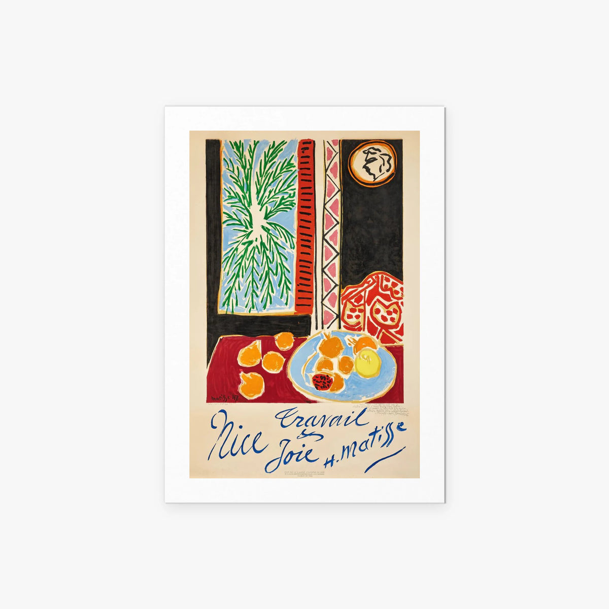 Nizza, Lavoro e Gioia - Henri Matisse, opera di Henri Matisse (Art Déco), stampa artistica su carta, 60x85cm