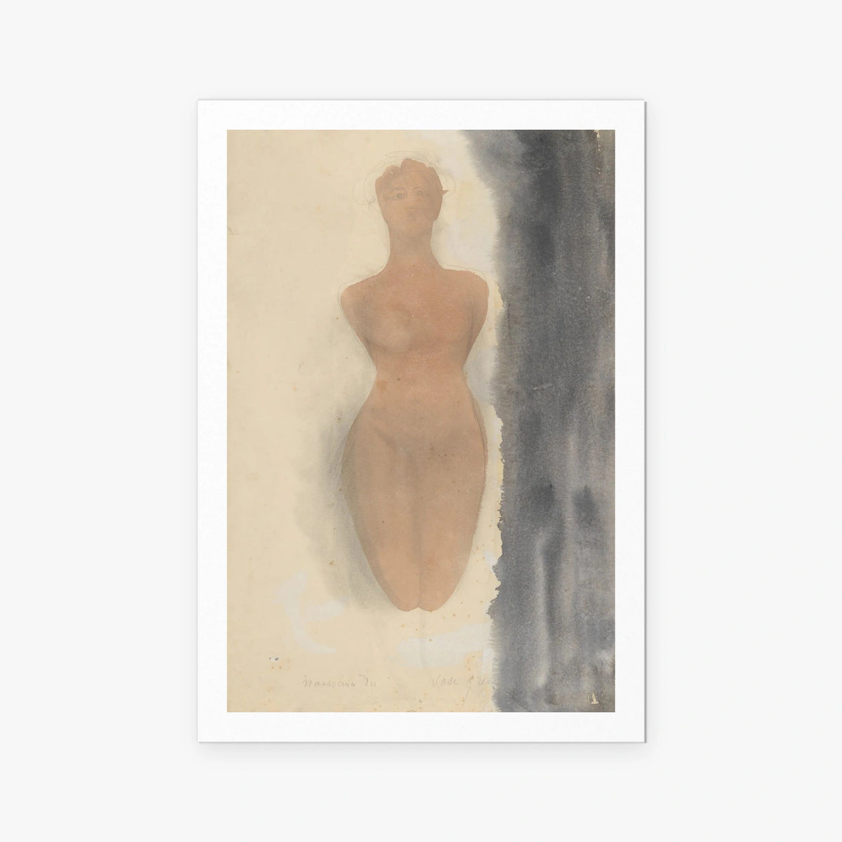 Origine del Vaso Greco - Auguste Rodin, opera di Auguste Rodin (Classici), stampa artistica su carta, 80x115cm