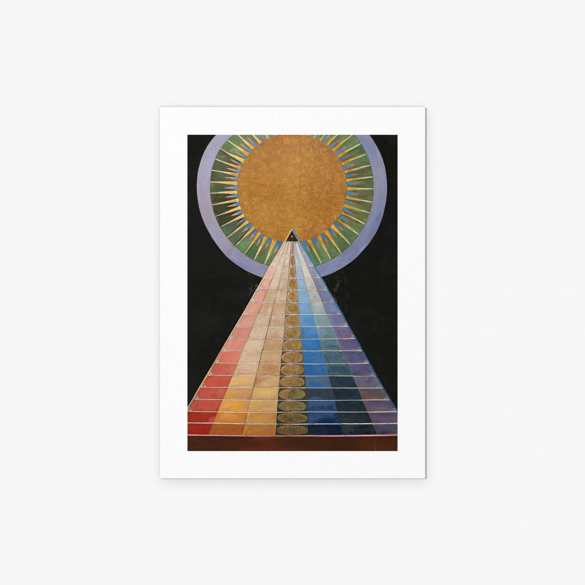 Pala d'Altare n. 1, Gruppo X - Hilma af Klint, opera di Hilma af Klint (Astrattismo), stampa artistica su carta, 50x70cm