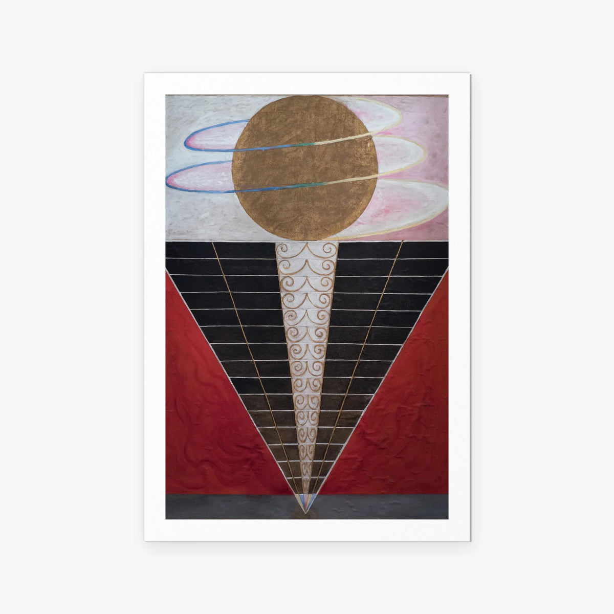 Pala d'Altare n. 2, Gruppo X - Hilma af Klint, opera di Hilma af Klint (Astrattismo), stampa artistica su carta, 80x115cm