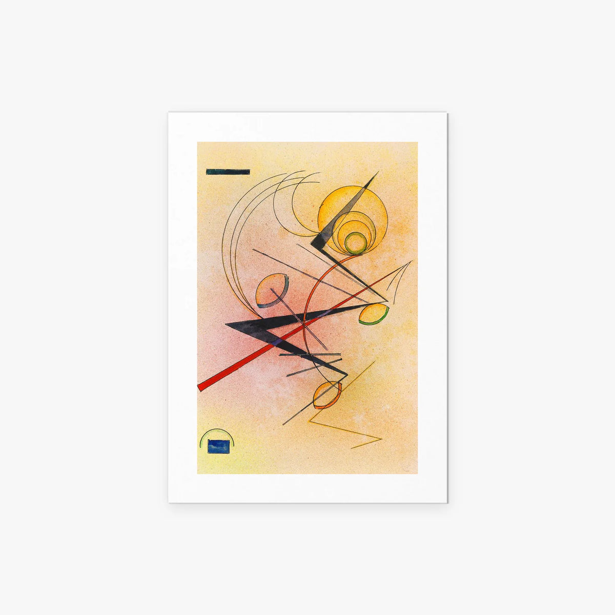 Piccolo Caldo - Wassily Kandinsky, opera di Wassily Kandinsky (Espressionismo), stampa artistica su carta, 50x70cm
