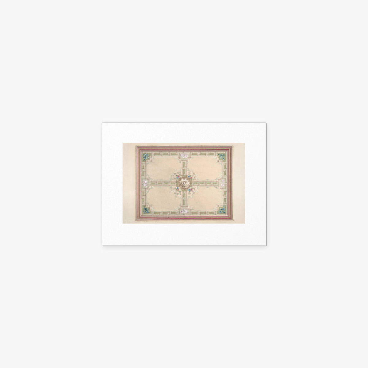Soffitto con Bordura a Greca - Jules-Edmond-Charles Lachaise, opera di Jules-Edmond-Charles Lachaise (Classici), stampa artistica su carta, 40x30cm