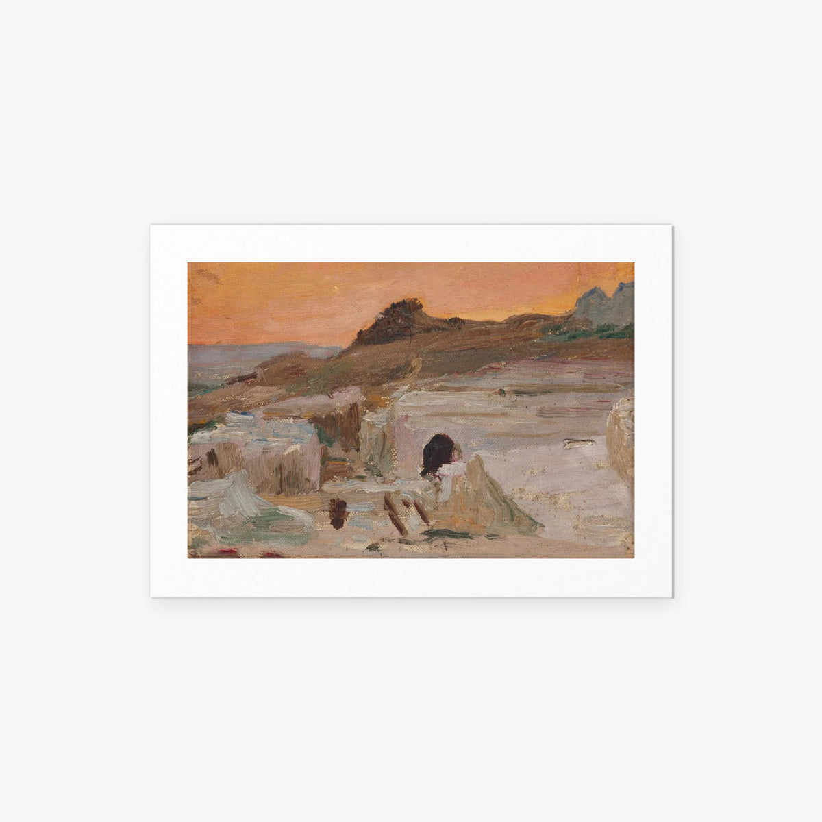 Siracusa, Teatro Greco - Jan Ciągliński, opera di Jan Ciągliński (Egittologia), stampa artistica su carta, 70x50cm