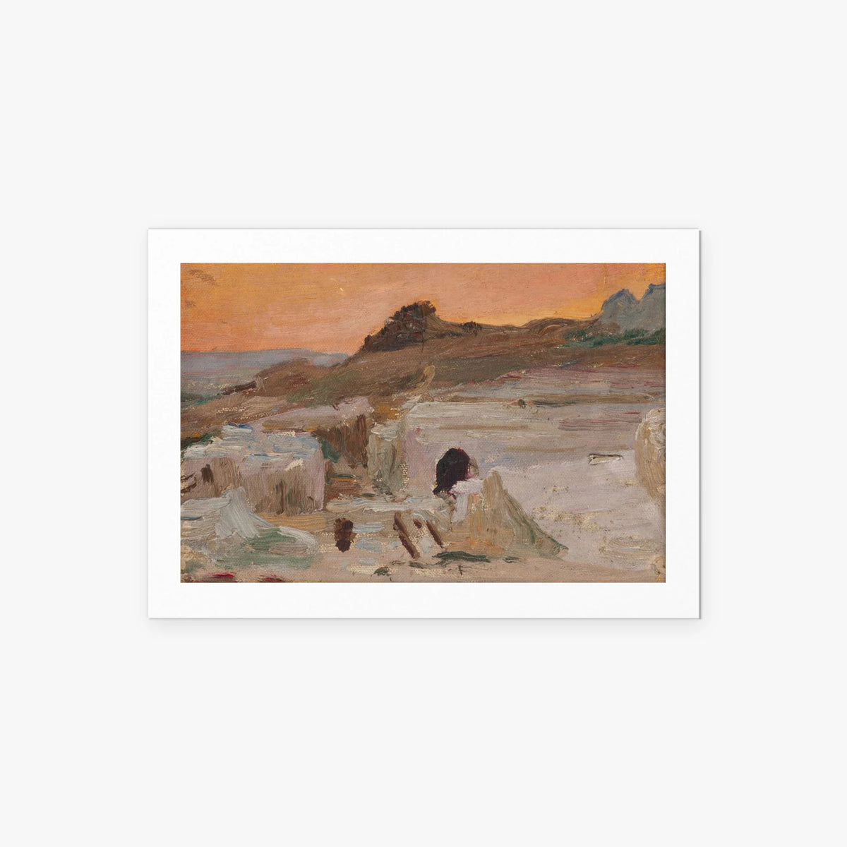 Siracusa, Teatro Greco - Jan Ciągliński, opera di Jan Ciągliński (Egittologia), stampa artistica su carta, 85x60cm