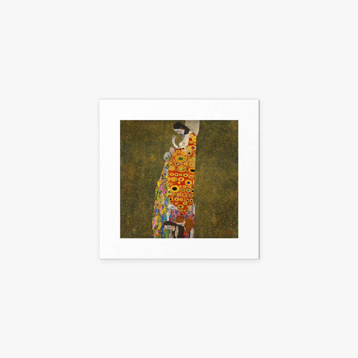 Speranza II - Gustav Klimt, opera di Gustav Klimt (Secessione Viennese), stampa artistica su carta, 40x40cm