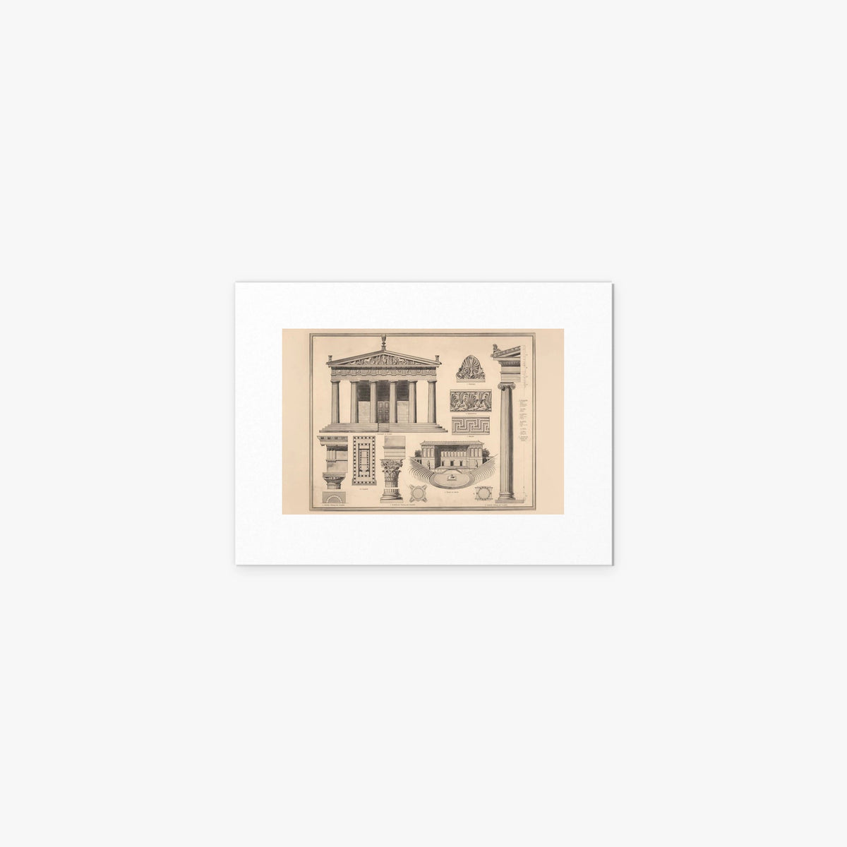 Stile Greco - Ferdinand Hirt & Sohn, opera di Ferdinand Hirt & Sohn (Classici), stampa artistica su carta, 40x30cm
