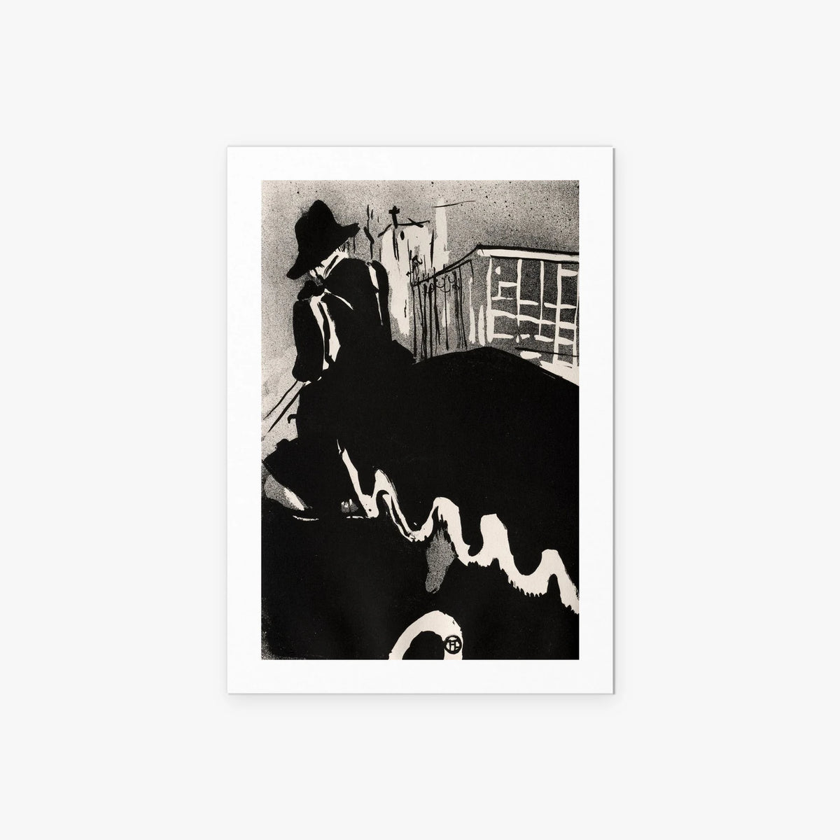 Ultima Ballata - Henri de Toulouse-Lautrec, opera di Henri de Toulouse-Lautrec (Post-Impressionismo), stampa artistica su carta, 60x85cm