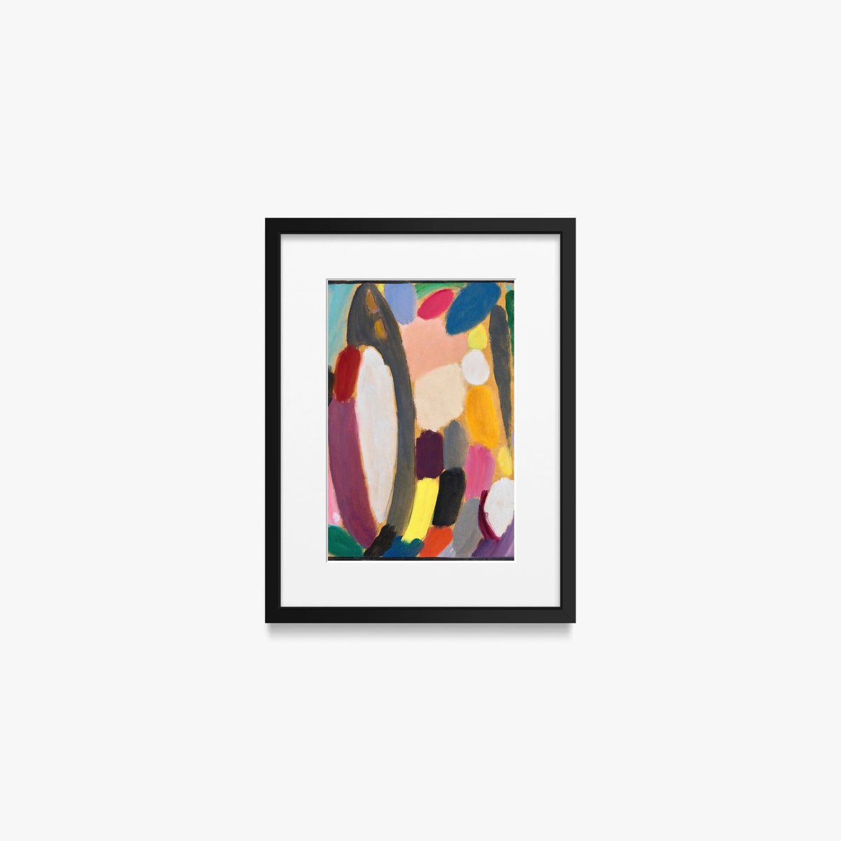 Variazione - Alexej von Jawlensky, opera di Alexej von Jawlensky (Espressionismo), stampa con passepartout e cornice nera, 30x40cm