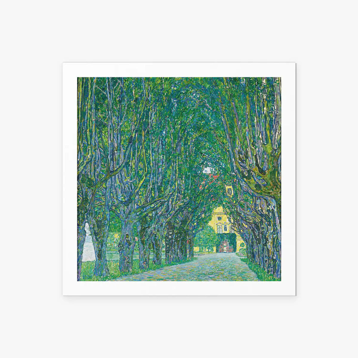 Viale del Castello di Kammer - Gustav Klimt, opera di Gustav Klimt (Secessione Viennese), stampa artistica su carta, 60x60cm