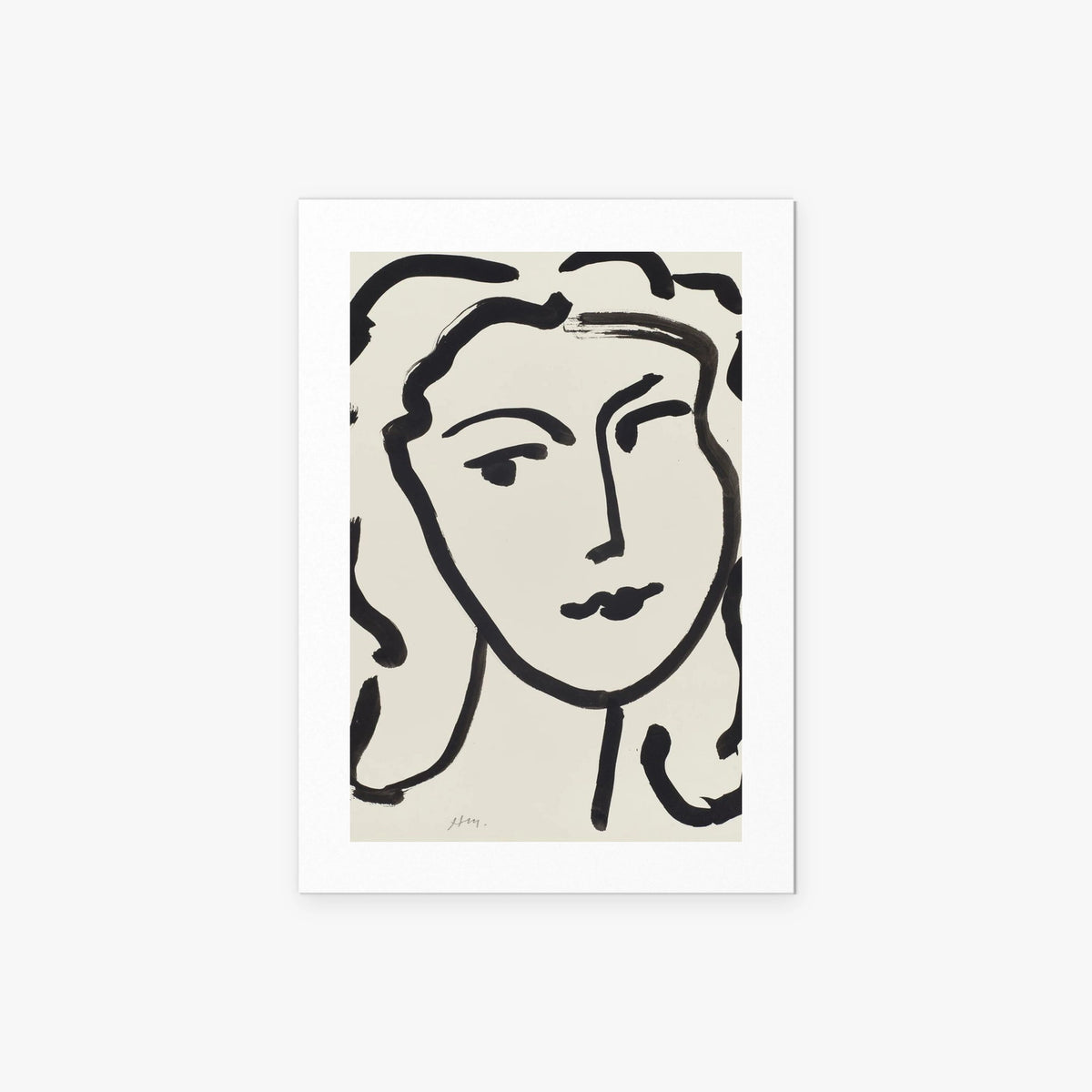 Volto di Donna - Henri Matisse, opera di Henri Matisse (Art Déco), stampa artistica su carta, 50x70cm
