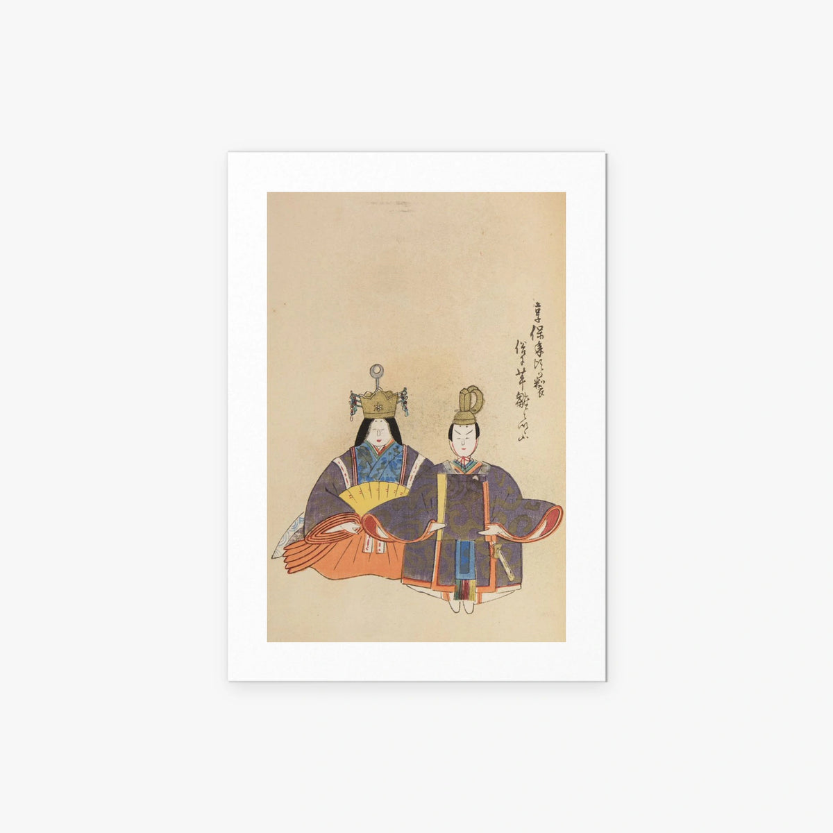 Amici d'Infanzia, Tav. 83 - Shimizu Seifū, opera di Shimizu Seifū (Ukiyo-e), stampa artistica su carta, 50x70cm