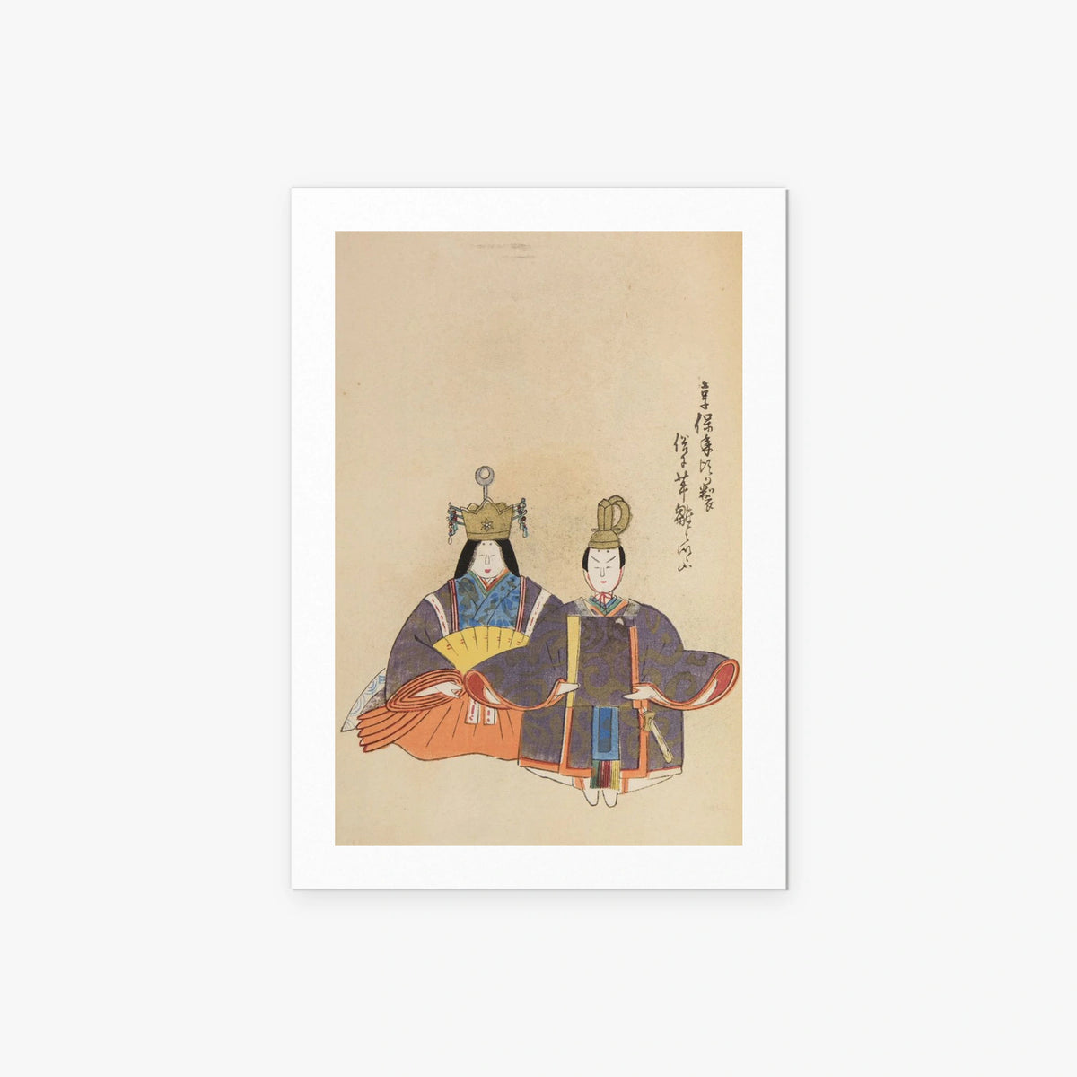 Amici d'Infanzia, Tav. 83 - Shimizu Seifū, opera di Shimizu Seifū (Ukiyo-e), stampa artistica su carta, 60x85cm