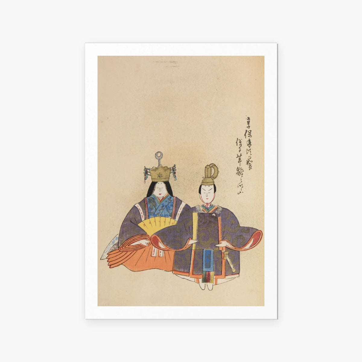 Amici d'Infanzia, Tav. 83 - Shimizu Seifū, opera di Shimizu Seifū (Ukiyo-e), stampa artistica su carta, 80x115cm