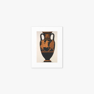 Greco e Amazzone - Anonimo, opera di Anonimo (Arte Greca Antica (ceramica attica)), stampa artistica su carta, 30x40cm