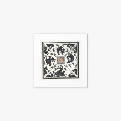 Antico Pavimento a Mosaico - Pierre Jean Mariette, opera di Pierre Jean Mariette (Art Nouveau), stampa artistica su carta, 40x40cm